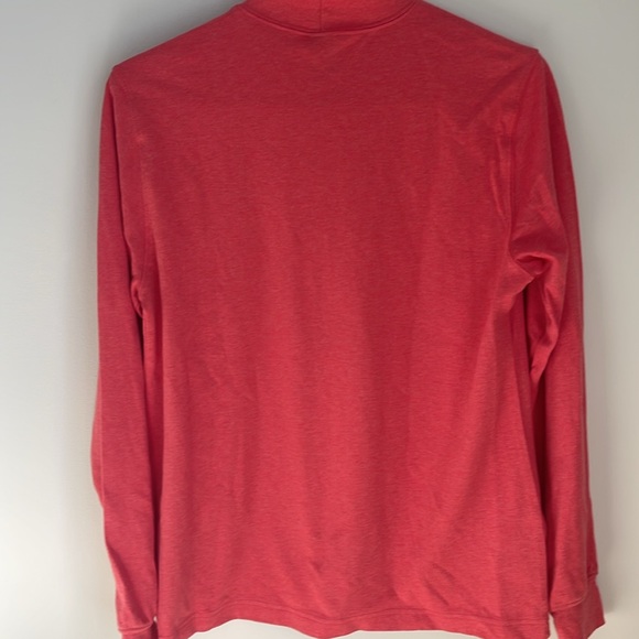 Lands End women’s mock turtleneck size 6-8 cotton coral color like new - Picture 5 of 5